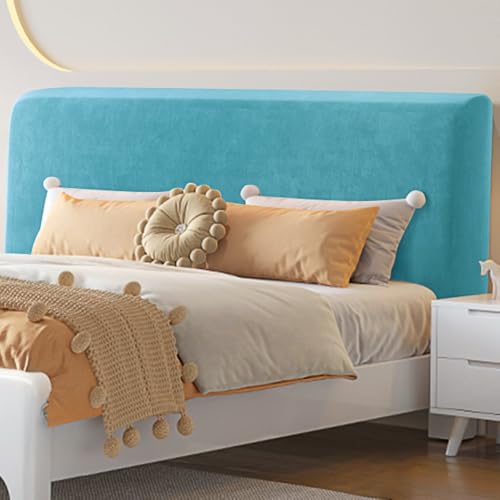 JANEMUA Kopfteilbezug Für Queensize-Betten, Dehnbarer, Samtiger Kopfteilbezug, Staubdichter, Langlebiger Schutzbezug Für Die Schlafzimmerdekoration In Voller Queensize-Kingsize-Größe-Blue||200cm JANEMUA Kopfteilbezug Für Queensize-Betten, Dehnbarer, Samtiger Kopfteilbezug, Staubdichter, Langlebiger Schutzbezug Für Die Schlafzimmerdekoration In Voller Queensize-Kingsize-Größe-Blue||200cm von JANEMUA