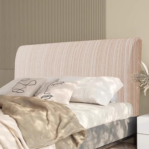 JANEMUA Stretch-Bettkopfteilbezug, verbesserter Bettkopfteilbezug aus Leinen und Baumwolle, staubdichter Schutzbezug für Queen- und King-Size-Betten-Cloud Brown||200cm JANEMUA Stretch-Bettkopfteilbezug, verbesserter Bettkopfteilbezug aus Leinen und Baumwolle, staubdichter Schutzbezug für Queen- und King-Size-Betten-Cloud Brown||200cm von JANEMUA