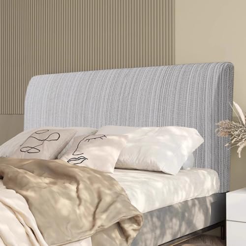JANEMUA Stretch-Bettkopfteilbezug, verbesserter Bettkopfteilbezug aus Leinen und Baumwolle, staubdichter Schutzbezug für Queen- und King-Size-Betten-Matte Gray||200cm JANEMUA Stretch-Bettkopfteilbezug, verbesserter Bettkopfteilbezug aus Leinen und Baumwolle, staubdichter Schutzbezug für Queen- und King-Size-Betten-Matte Gray||200cm von JANEMUA