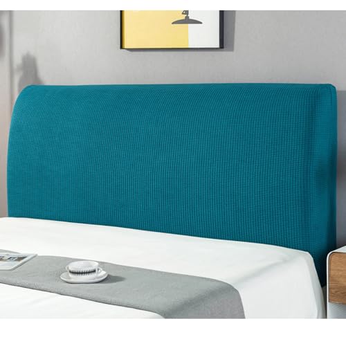 JANEMUA Stretch-Kopfteilbezug, Kleiner quadratischer Jacquard-Kopfteilbezug, staubdichter Bettkopfbezug für die Schlafzimmerdekoration in voller Queen-Size-Größe- Bluestone Blue||200cm JANEMUA Stretch-Kopfteilbezug, Kleiner quadratischer Jacquard-Kopfteilbezug, staubdichter Bettkopfbezug für die Schlafzimmerdekoration in voller Queen-Size-Größe- Bluestone Blue||200cm von JANEMUA