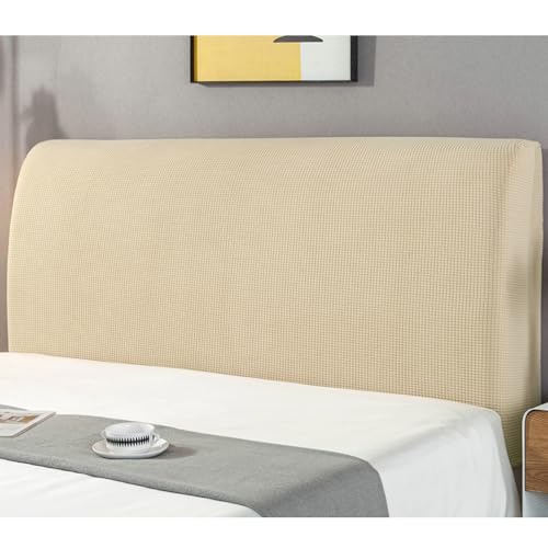 JANEMUA Stretch-Kopfteilbezug, Kleiner quadratischer Jacquard-Kopfteilbezug, staubdichter Bettkopfbezug für die Schlafzimmerdekoration in voller Queen-Size-Größe- Mustard Yellow||200cm JANEMUA Stretch-Kopfteilbezug, Kleiner quadratischer Jacquard-Kopfteilbezug, staubdichter Bettkopfbezug für die Schlafzimmerdekoration in voller Queen-Size-Größe- Mustard Yellow||200cm von JANEMUA