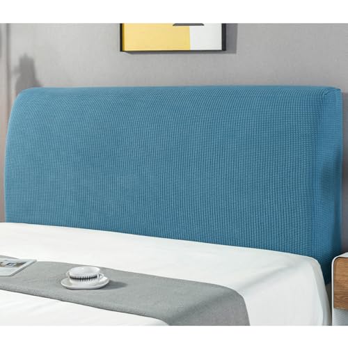 JANEMUA Stretch-Kopfteilbezug, Kleiner quadratischer Jacquard-Kopfteilbezug, staubdichter Bettkopfbezug für die Schlafzimmerdekoration in voller Queen-Size-Größe- West Lake Blue||200cm JANEMUA Stretch-Kopfteilbezug, Kleiner quadratischer Jacquard-Kopfteilbezug, staubdichter Bettkopfbezug für die Schlafzimmerdekoration in voller Queen-Size-Größe- West Lake Blue||200cm von JANEMUA
