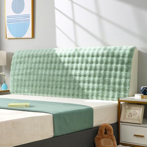 JANEMUA Weiche Flauschige All-Inclusive-Kopfteilabdeckung, Dehnbarer Kopfteilbezug, Anti-Kollisions-Bettdekoration, Staubdicht, Schützend-Green||200cm JANEMUA Weiche Flauschige All-Inclusive-Kopfteilabdeckung, Dehnbarer Kopfteilbezug, Anti-Kollisions-Bettdekoration, Staubdicht, Schützend-Green||200cm von JANEMUA