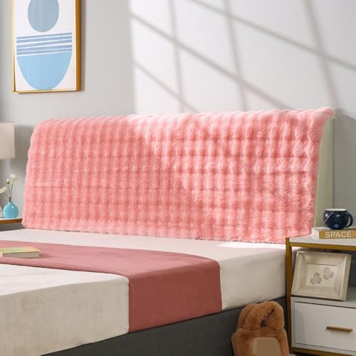 JANEMUA Weiche Flauschige All-Inclusive-Kopfteilabdeckung, Dehnbarer Kopfteilbezug, Anti-Kollisions-Bettdekoration, Staubdicht, Schützend-Pink||220cm JANEMUA Weiche Flauschige All-Inclusive-Kopfteilabdeckung, Dehnbarer Kopfteilbezug, Anti-Kollisions-Bettdekoration, Staubdicht, Schützend-Pink||220cm von JANEMUA