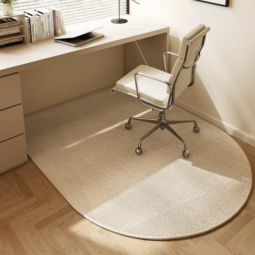 Moderne Einfache Kunst Bürostuhl Matte, Anti-Rutsch Leise Bogen Hartbodenschutzmatte, Home Office Schreibtisch Stuhl Rolling Matte Für Hartholzboden-D||120 * 200CM von JANEMUA