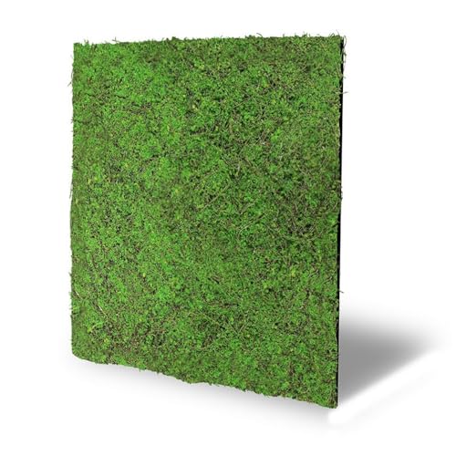 JANGAL Modular Wall Nature Design Flora Paneel (52 x 52 cm), Modulares Wandpaneel, mit recyceltem PET-Filz, zum Kleben oder Schrauben, Wandverkleidung, Wand Deko, Florawand (Forest Green Ancient Tree) von JANGAL