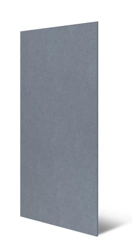 JANGAL Modular Wall rPET Filz Paneel, recyceltes PET Akustikpaneel 1040x520 mm, Modulares Wandpaneel, zum Kleben oder Schrauben, Wandverkleidung, Wand Deko (Grey) von JANGAL