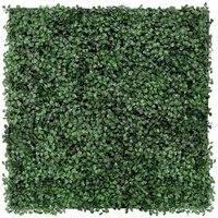 Jangal - Modular Wall Akustik 3D Paneele 520 x 520 mm Dark Green Design Buxus Kunst Pflanzwand Dunkle Gräser von JANGAL