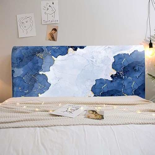 Bett Kopfteil Bezug Kopfteilbezug Fürs Bett Bett Kopfteil Abdeckung Fürs Einzel-/Kingsize-/Doppelbett Dehnbarer Bedruckter Staubdichter Kopfteilschutz Für Schlafzimmerdekoration-Printing-3||200cm von JANMEYO