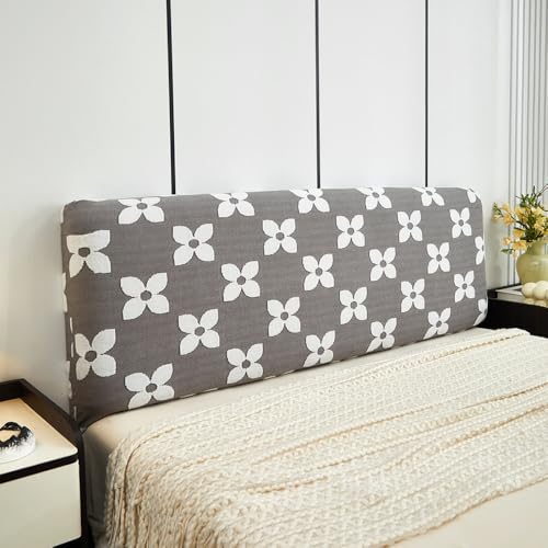 JANMEYO Bett Kopfteil Bezug Moderner Stretch-Bett Kopfteil Abdeckung Bettkopfteil Hussen Für Einzel-, Kingsize- Und Doppelbetten Weicher, Bequemer, Staubdichter Stoffbezug-Gray||150cm JANMEYO Bett Kopfteil Bezug Moderner Stretch-Bett Kopfteil Abdeckung Bettkopfteil Hussen Für Einzel-, Kingsize- Und Doppelbetten Weicher, Bequemer, Staubdichter Stoffbezug-Gray||150cm von JANMEYO