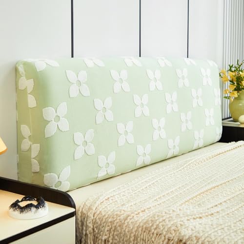 JANMEYO Bett Kopfteil Bezug Moderner Stretch-Bett Kopfteil Abdeckung Bettkopfteil Hussen Für Einzel-, Kingsize- Und Doppelbetten Weicher, Bequemer, Staubdichter Stoffbezug-Green||220cm JANMEYO Bett Kopfteil Bezug Moderner Stretch-Bett Kopfteil Abdeckung Bettkopfteil Hussen Für Einzel-, Kingsize- Und Doppelbetten Weicher, Bequemer, Staubdichter Stoffbezug-Green||220cm von JANMEYO