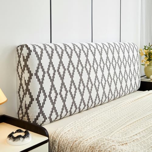 JANMEYO Bett Kopfteil Bezug Solide, Verdickte Bett Kopfteil Abdeckung Moderne, Schlichte Staubschutzhülle Elastischer Bettkopfteil Hussen Für Die Schlafzimmerdekoration-Gray||150cm JANMEYO Bett Kopfteil Bezug Solide, Verdickte Bett Kopfteil Abdeckung Moderne, Schlichte Staubschutzhülle Elastischer Bettkopfteil Hussen Für Die Schlafzimmerdekoration-Gray||150cm von JANMEYO
