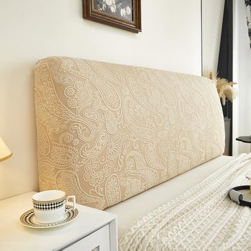 JANMEYO Bett Kopfteil Hussen Stretch-Bett Kopfteil Bezug Staubdichter Bettkopfteil Weicher, Bequemer Stoff Bettkopfteil Bezug Für Schlafzimmer-Bettdekoration-Khaki||220 * 65cm JANMEYO Bett Kopfteil Hussen Stretch-Bett Kopfteil Bezug Staubdichter Bettkopfteil Weicher, Bequemer Stoff Bettkopfteil Bezug Für Schlafzimmer-Bettdekoration-Khaki||220 * 65cm von JANMEYO