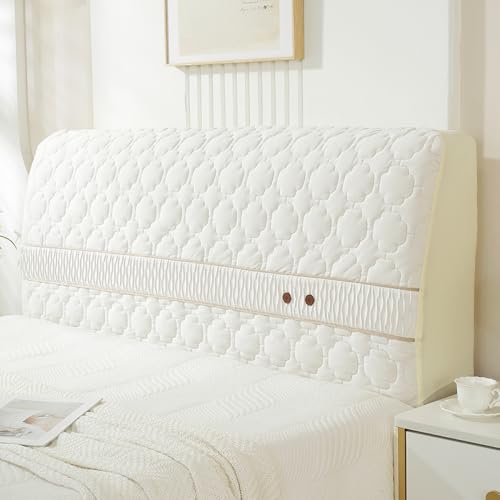 JANMEYO Kopfteilbezüge Bett Kopfteil Abdeckung Hochwertiger Staubdichter Schutzbezug Bettkopfteil Hussen Dehnbarer, Weicher Und Bequemer Stoff-Bettrückenlehne Bezug Möbelschutzbezug-White||65 * 200cm JANMEYO Kopfteilbezüge Bett Kopfteil Abdeckung Hochwertiger Staubdichter Schutzbezug Bettkopfteil Hussen Dehnbarer, Weicher Und Bequemer Stoff-Bettrückenlehne Bezug Möbelschutzbezug-White||65 * 200cm von JANMEYO