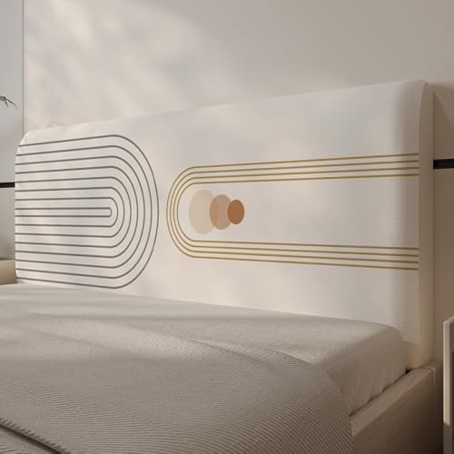 JANMEYO Kopfteilbezug Einfacher, Staubdichter All-Inclusive-Bett KopfteilBezug Elastischer Schutzbezug Für Kopfteil Und Rückenlehne Für Kingsize-/Doppelbetten Bett Kopfteil Abdeckung-Beige-8||220cm JANMEYO Kopfteilbezug Einfacher, Staubdichter All-Inclusive-Bett KopfteilBezug Elastischer Schutzbezug Für Kopfteil Und Rückenlehne Für Kingsize-/Doppelbetten Bett Kopfteil Abdeckung-Beige-8||220cm von JANMEYO