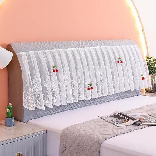 JANMEYO Kopfteilbezug Staubschutzbezug Moderner Und Schlichter Bettkopfteil Bezug Für Einzel,Doppel- Und Kingsize-Betten Süßer, Prinzessinenartiger Bettkopfteil Hussen Hochzeitsdekoration-Gray||180cm JANMEYO Kopfteilbezug Staubschutzbezug Moderner Und Schlichter Bettkopfteil Bezug Für Einzel,Doppel- Und Kingsize-Betten Süßer, Prinzessinenartiger Bettkopfteil Hussen Hochzeitsdekoration-Gray||180cm von JANMEYO
