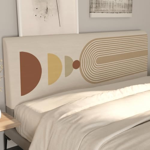 Kopfteilbezug Für Einzel,Doppel Und Kingsize-Betten Moderner, Schlichter Stretch-Bett Kopfteil Bezug Staubdichter Schutzbezug Schlafzimmerdekoration Bettkopfteil Hussen Waschbar-Beige-5||220cm Kopfteilbezug Für Einzel,Doppel Und Kingsize-Betten Moderner, Schlichter Stretch-Bett Kopfteil Bezug Staubdichter Schutzbezug Schlafzimmerdekoration Bettkopfteil Hussen Waschbar-Beige-5||220cm von JANMEYO