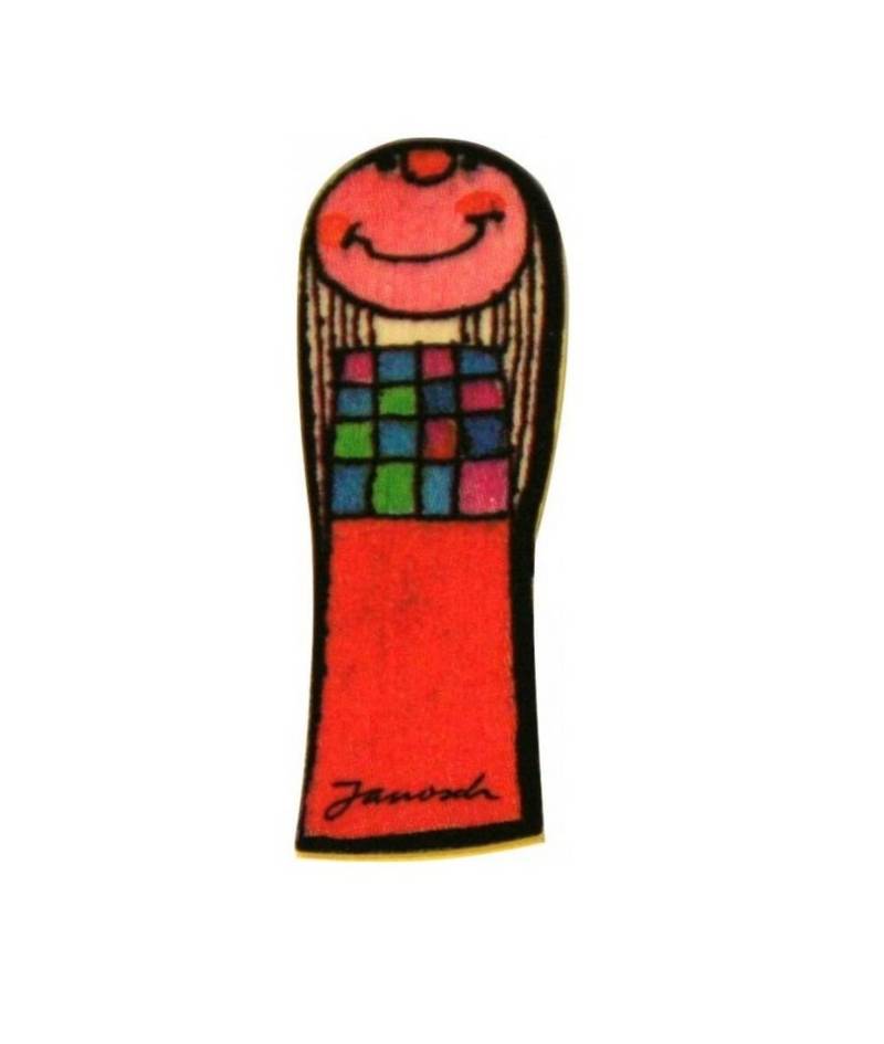 JANOSCH Deko-Buchstaben aus Holz für Kinderzimmertür, zum Ankleben von JANOSCH