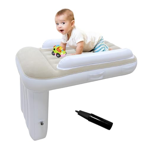 JANTEELGO Air Baby Flugzeug Must Have Tragbare Flugzeug Sitzverlängerung Kinder Schlafen (mit Luftpumpe) - Aufblasbar Flugzeugbett Baby Passt zu Den Meisten Sitzen für Flüge Auto von JANTEELGO