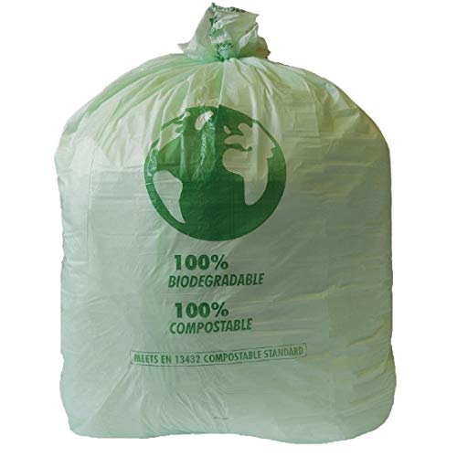 Jantex CT909 Große kompostierbare Abfallsäcke, 90L Kapazität, 20 Stück von JANTEX