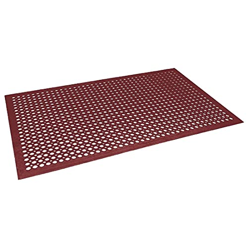 Jantex GF017 Gummimatte, 1500 mm Länge x 900 mm Breite, Rot von JANTEX