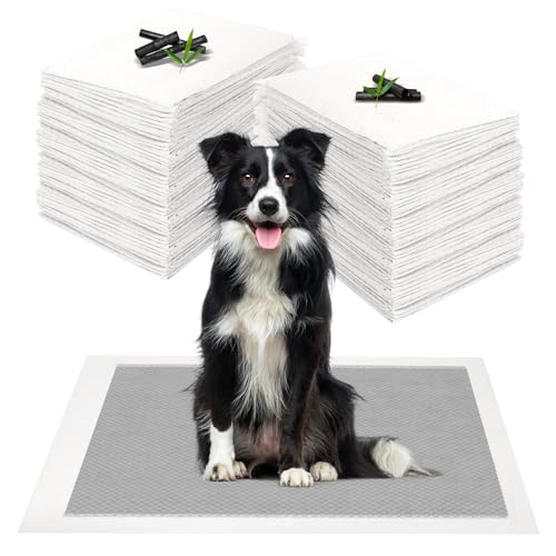 JANUIXCO 100 Stück PIPI Matten für Hunde 33 × 45 cm - Wickelunterlage Auslaufsicheres mit Kohlenstoff zur Geruchskontrolle - Inkontinenzunterlage Einweg für Kranke und Inkontinente Tiere JANUIXCO 100 Stück PIPI Matten für Hunde 33 × 45 cm - Wickelunterlage Auslaufsicheres mit Kohlenstoff zur Geruchskontrolle - Inkontinenzunterlage Einweg für Kranke und Inkontinente Tiere von JANUIXCO