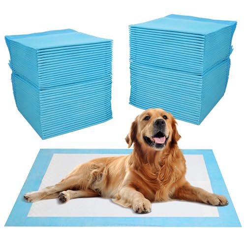 JANUIXCO 100 Stück PIPI Matten für Hunde 60 × 60 cm - Wickelunterlage Auslaufsicheres 5-Lagiges Design, Schnell Trocknender Oberfläche - Inkontinenzunterlage Einweg für Kranke und Inkontinente Tiere JANUIXCO 100 Stück PIPI Matten für Hunde 60 × 60 cm - Wickelunterlage Auslaufsicheres 5-Lagiges Design, Schnell Trocknender Oberfläche - Inkontinenzunterlage Einweg für Kranke und Inkontinente Tiere von JANUIXCO