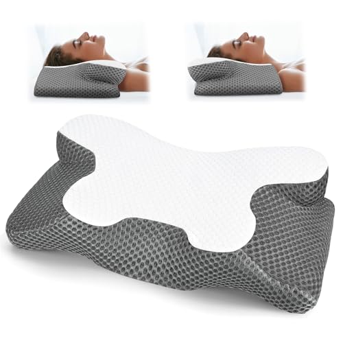 JANUIXCO Nackenstützkissen Memory Foam - Ergonomisches Kopfkissen für Nacken- und Schulterschmerzen - Orthopädisches Kissen für Seiten, Rücken & Bauchschläfer JANUIXCO Nackenstützkissen Memory Foam - Ergonomisches Kopfkissen für Nacken- und Schulterschmerzen - Orthopädisches Kissen für Seiten, Rücken & Bauchschläfer von JANUIXCO