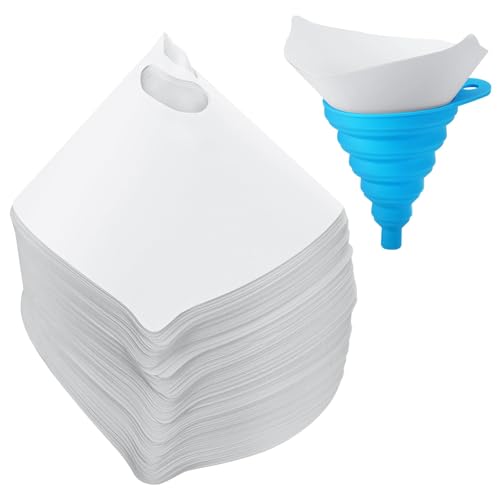 JANYUN 100Pcs Paint Filter, 190 Micron Resin Filter Disposable Paint Strainers for Automotive Spray Paint, Art Painting Cooking Oil Filter with Cone Silicone Funnel Filter JANYUN 100Pcs Paint Filter, 190 Micron Resin Filter Disposable Paint Strainers for Automotive Spray Paint, Art Painting Cooking Oil Filter with Cone Silicone Funnel Filter von JANYUN