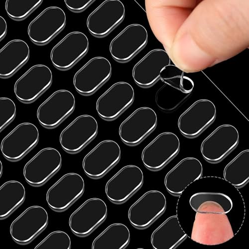 JANYUN Doppelseitige Klebepunkte, 280 Stück 13x8mm Doppelseitige Transparente Klebepads Abnehmbar Selbstklebende Klebepunkte Kleine Doppelseitige Klar Aufkleber für Heim Büro Dekor von JANYUN