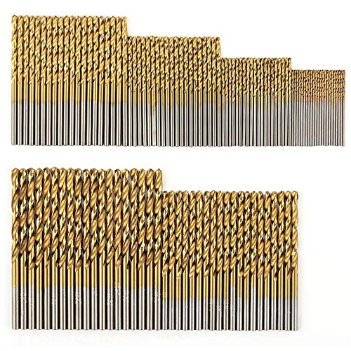 JANZU Bohrer-Set aus Titan, 120-teilig, HSS, Bohrer für Metall, Stahl, Holz, Kunststoff, Kupfer, Aluminiumlegierung, 1 mm bis 3,5 mm JANZU Bohrer-Set aus Titan, 120-teilig, HSS, Bohrer für Metall, Stahl, Holz, Kunststoff, Kupfer, Aluminiumlegierung, 1 mm bis 3,5 mm von JANZU