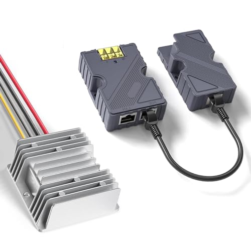 JAOGAUS Starlink Dishy-Kabeladapter auf RJ45, Starlink DC Converter 12V auf 48V, Starlink GigE PoE-Injektor 150 W, Ideal für Starlink Internet Kit Satellite von JAOGAUS