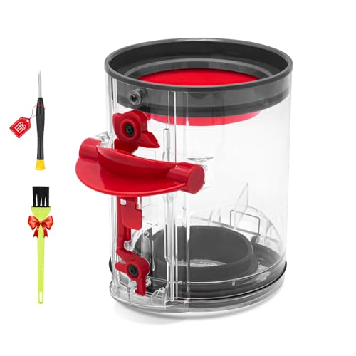 Staubbehälter für Dyson, Ersatzteile Staubsauger Staubeimer für Dyson V12 Slim +T8Schraubendreher, Verbesserter Kanister Ersatz für Dyson V12 Slim(Kostenloser Pinsel) von JAOGAUS