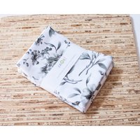 Große Stoffservietten - 4Er Set | N5628 Grau Toss Florals Moderne Wiederverwendbare von JAQSstudio