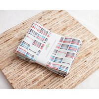 Große Stoffservietten - 4Er Set | N5726 Sticks Auf Weißen Modernen Wiederverwendbaren von JAQSstudio