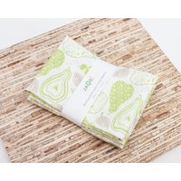 Große Stoffservietten - 4Er Set | N6524 Birnengrün Moderne Wiederverwendbare Große Stoffservietten - 4Er Set | N6524 Birnengrün Moderne Wiederverwendbare von JAQSstudio