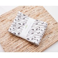 Große Stoffservietten - 4Er Set | N6946 Charcoal Vine Moderne Wiederverwendbare Baumwollstoff-Servietten Große Stoffservietten - 4Er Set | N6946 Charcoal Vine Moderne Wiederverwendbare Baumwollstoff-Servietten von JAQSstudio