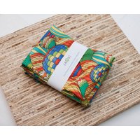 Große Stoffservietten - 4Er Set | N8222 Heißluftballon Bunte Moderne Wiederverwendbare von JAQSstudio