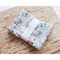 Große Stoffservietten - 4Er-Set | Nb912 Country Floral White Wiederverwendbare von JAQSstudio