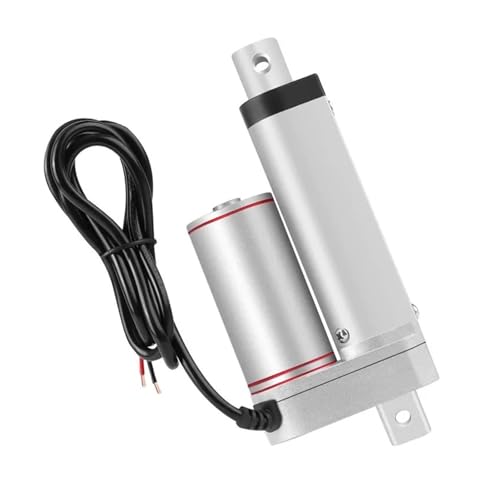 12V/24V Linearantrieb Elektrische Schubstange Teleskopstange Linearantrieb Hub 200mm bis 400mm Hohe Belastung 150N-1000N(45MMS 200N 20KG,Stroke 400mm,12V) von JAQVCTSC