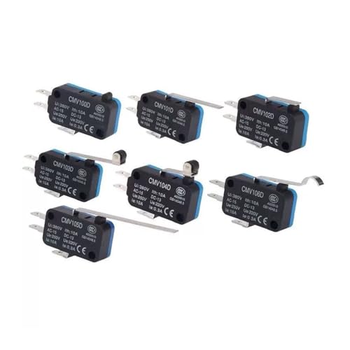 5 Schalter CMV100D CMV101D CMV102D CMV103D CMV104D CM106D NO NC Kleine Hubbegrenzungsschalter 10A 16A Auto-Reset CMV16001C2(CMV-100D) von JAQVCTSC