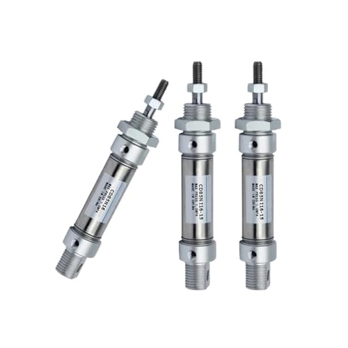 CD85N Mini-Pneumatikzylinder Edelstahl doppeltwirkend CD85N10/16/20/25-15X30X40X60X75X80X100-C(Red Wine,Bore 20mm) von JAQVCTSC