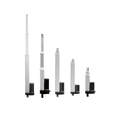 Dreistufiger Linearantrieb mit hoher Schubkraft, 24-V-DC-Teleskopschubstange for industrielle Präzisions-Hin- und Herbewegungen(13mm Per Second1000N,Total stroke 1000mm) von JAQVCTSC