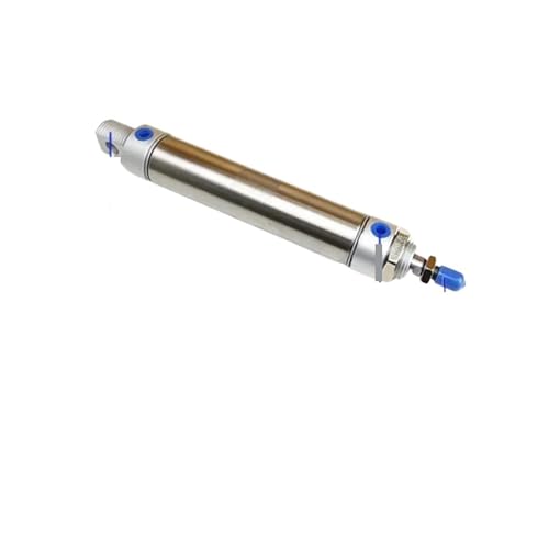 MA25 Serie Mini Pneumatikzylinder 25-500mm Hub Edelstahl Doppeltwirkend Pneumatischer Kolben(MA25X350,Cylinder And SDB) von JAQVCTSC