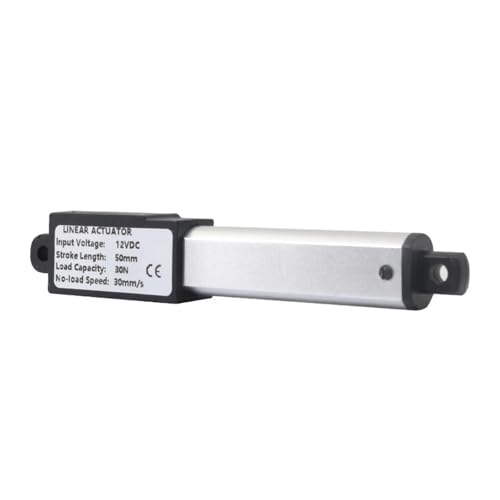 Miniatur-Linearschubantrieb, Mini-Elektrozylinder, Schubstange, DC12V, 6,4–188 N, Hubkolbenmotor, Mikroaufzug(With bracket,Stroke 150mm,12V 5mm per s 180N) von JAQVCTSC