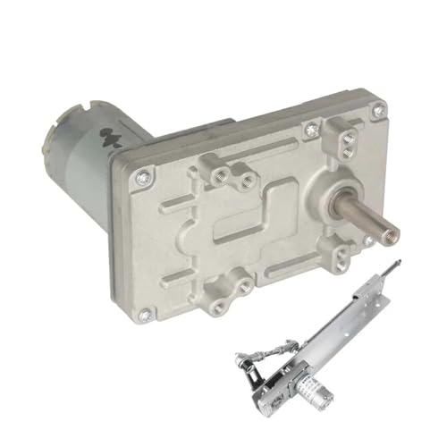 Schneckengetriebemotor mit hohem Drehmoment, 24 V DC-Getriebemotor, starker Hubmechanismus, Motorteile, DC12 V-Untersetzungsmotor, Linearantriebsteile(90rpm,12V) von JAQVCTSC