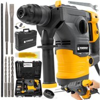 Abbruchhammer 5,5J 2600 Watt Stemmhammer SDS PLUS Schlaghammer Meißelhammer Schlagbohrer mit Koffer Abbruchhammer 5,5J 2600 Watt Stemmhammer SDS PLUS Schlaghammer Meißelhammer Schlagbohrer mit Koffer von JARDIBRICODECO