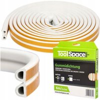 Gummidichtung 6m D weiß Gummidichtung 6m D weiß von JARDIBRICODECO