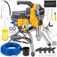 Hydrodynamische Farbsprühgerät 1300W IP23 Maximaler Druck 230 bar Hochdruck Farbsprühsystem Airless Farbspritzgerät Spritzpistole Hydrodynamische Farbsprühgerät 1300W IP23 Maximaler Druck 230 bar Hochdruck Farbsprühsystem Airless Farbspritzgerät Spritzpistole von JARDIBRICODECO