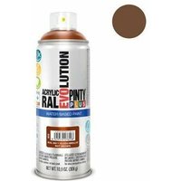 Jardibricodeco - PintyPlus Evolution Farbe auf Wasserbasis – ral 8011 Warmes Walnussbraun 520 ml von JARDIBRICODECO